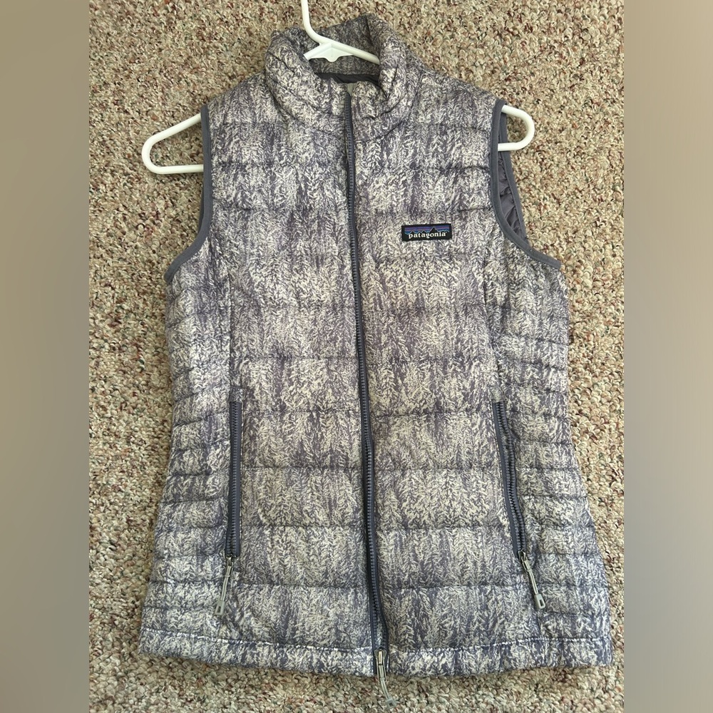 Heathered gray Patagonia vest. XS. $50